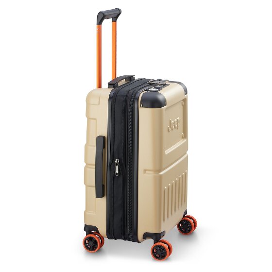 Jeep JH002B 4 roulettes Trolley de cabine XL 55 cm avec soufflet d'extension