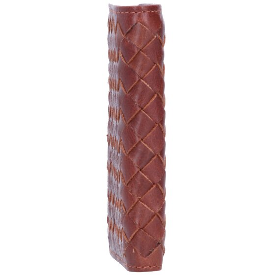 mano Don Luca porte-cartes de crédit en cuir 8 cm