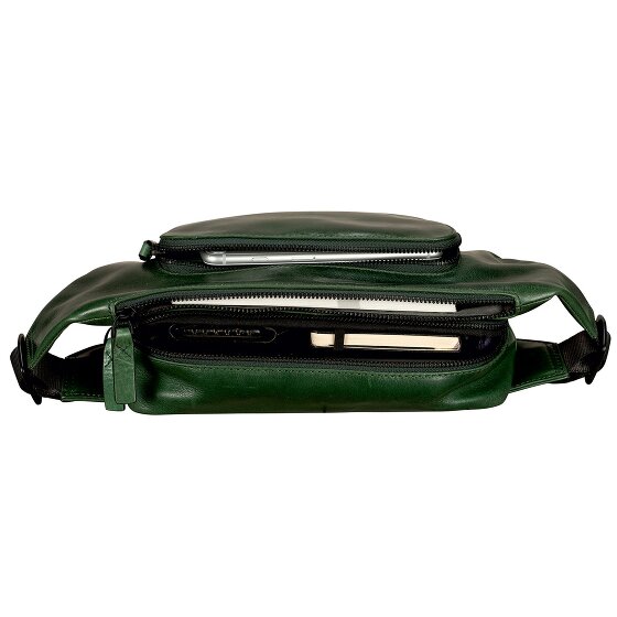 Leonhard Heyden Porto Sac banane Cuir 28 cm