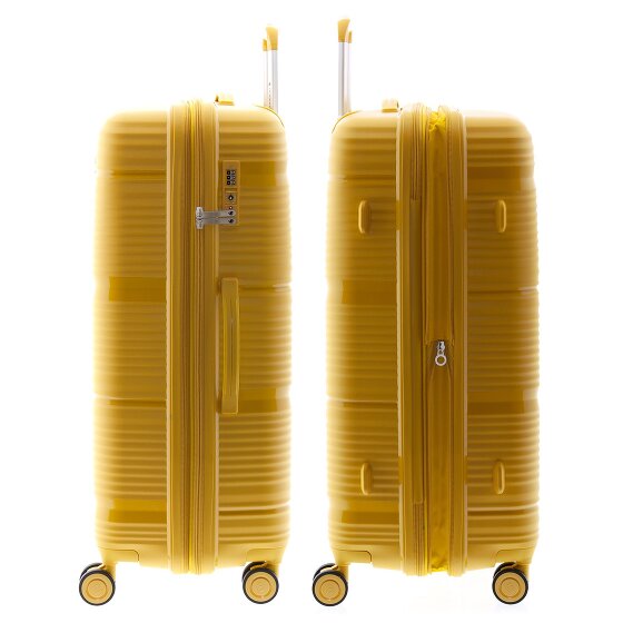 Gladiator 0800 4 roulettes Trolley 76 cm avec soufflet d'extension