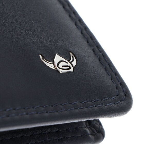 Golden Head Polo Porte-monnaie Protection RFID Cuir véritable 22 cm