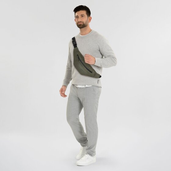 Leonhard Heyden Sac banane en cuir La Haye 27 cm