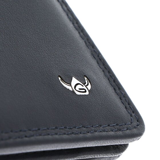 Golden Head Polo Porte-monnaie Protection RFID Cuir véritable 11 cm
