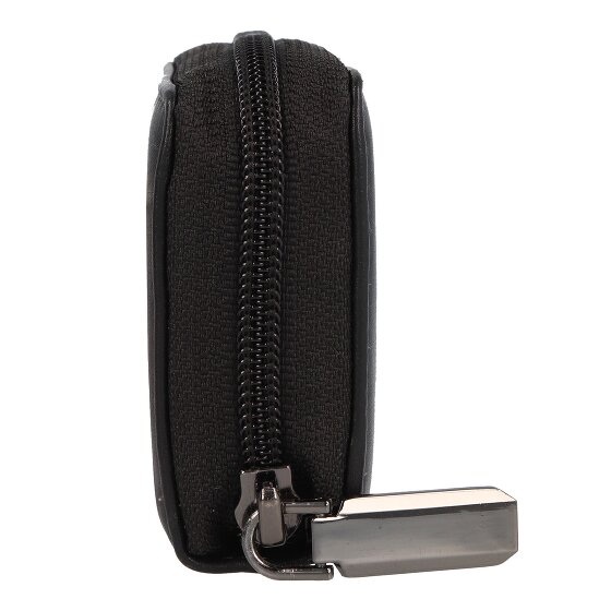 Greenland Nature Black Nappa Porte-cartes de crédit RFID en cuir 11 cm