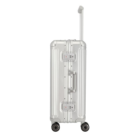 Travelite Valise cabine à 4 roues Next en Aluminium, 67 cm