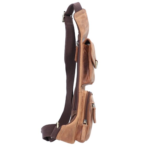 Greenburry Sac à bandoulière Vintage en cuir 26 cm