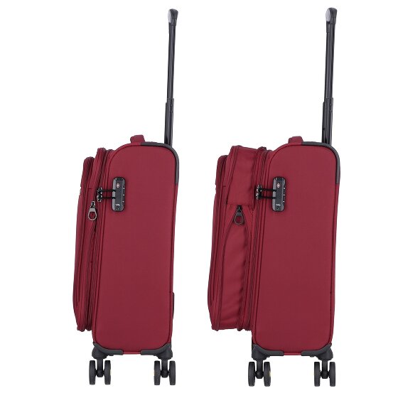 d&n Travel Line 9704 4 roulettes Trolley de cabine S 55 cm avec soufflet d'extension