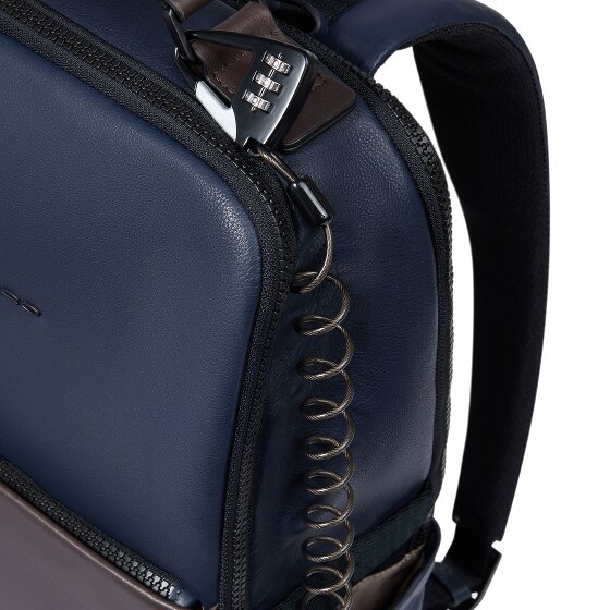 Piquadro Harper Sac à dos professionnel Cuir 42 cm Compartiment pour ordinateur portable