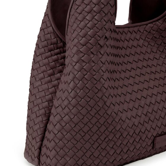 LES VISIONNAIRES Paz Weave Silky Sac à bandoulière Cuir véritable 42 cm
