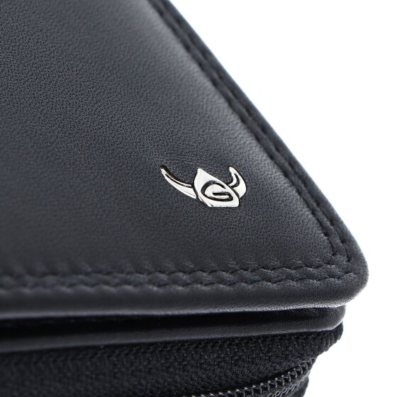 Golden Head Polo Porte-monnaie Protection RFID Cuir véritable 11.5 cm