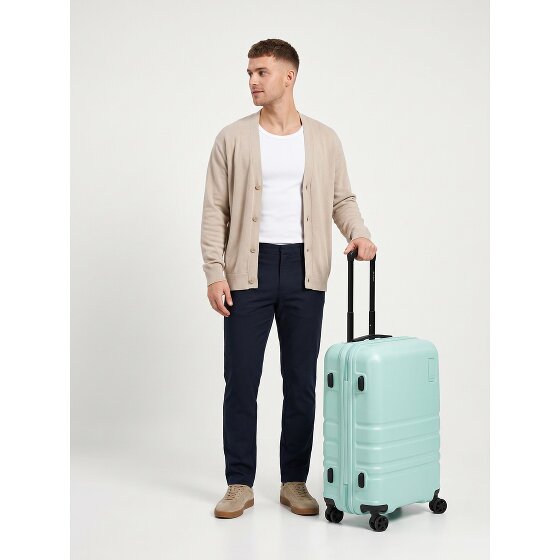Redolz Pro ABS Medium+ 4 roues Valise cabine 65 cm avec soufflet d'extension