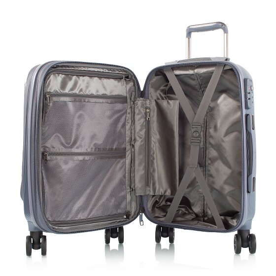 Heys Vantage 4 roulettes Trolley de cabine S 55 cm avec soufflet d'extension