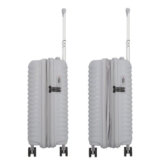 d&n Travel Line 4500 4 roulettes Trolley de cabine S 55 cm avec soufflet d'extension