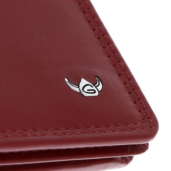 Golden Head Polo Porte-monnaie Protection RFID Cuir véritable 10 cm