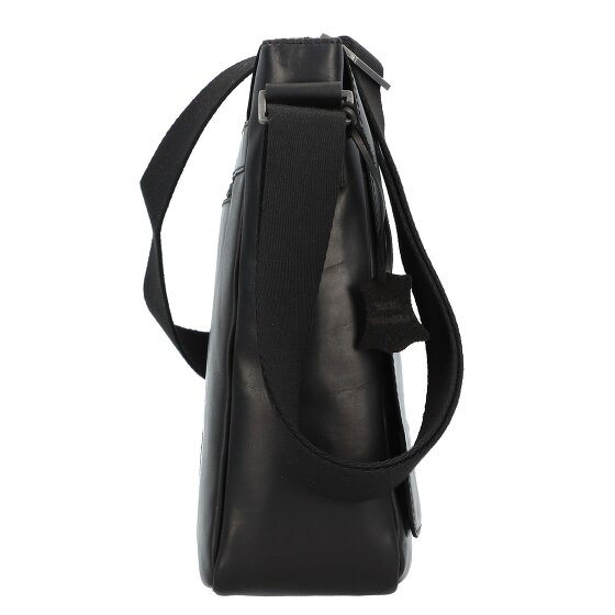 Greenburry Pure Black Messenger Cuir 37 cm