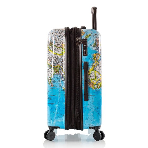 Heys Black Camo 4 roues Set de valises 3 pièces avec soufflet d'extension