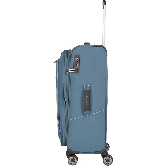 Travelite Skaii 4 roues Valise cabine 67 cm avec soufflet d'extension