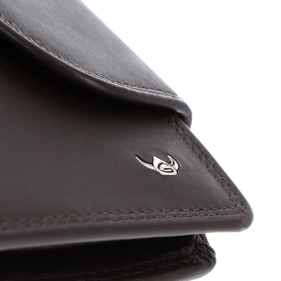 Golden Head Polo Porte-monnaie Protection RFID Cuir véritable 12.5 cm