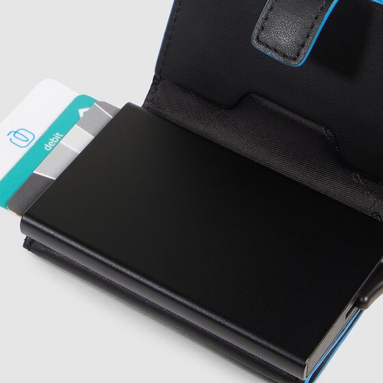 Piquadro Atlas Étui pour cartes de crédit Protection RFID Cuir 10 cm