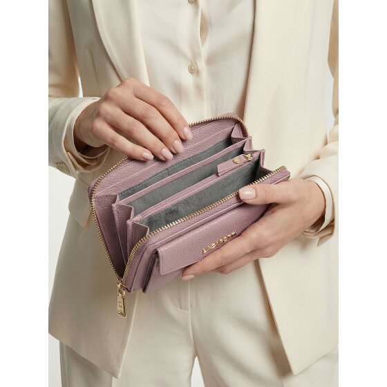 Lazarotti Bologna Leather Zip-Around Porte-monnaie Porte-téléphone en cuir 19 cm