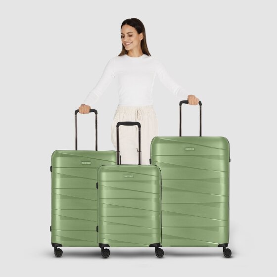 Redolz Essentials 10 3-SET 4 roues Set de valises 3 pièces