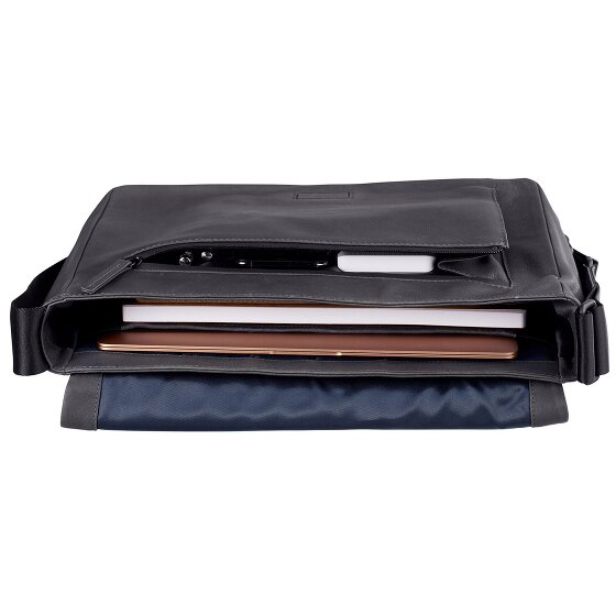 Leonhard Heyden Den Haag Messenger en cuir 37 cm Compartiment pour ordinateur portable
