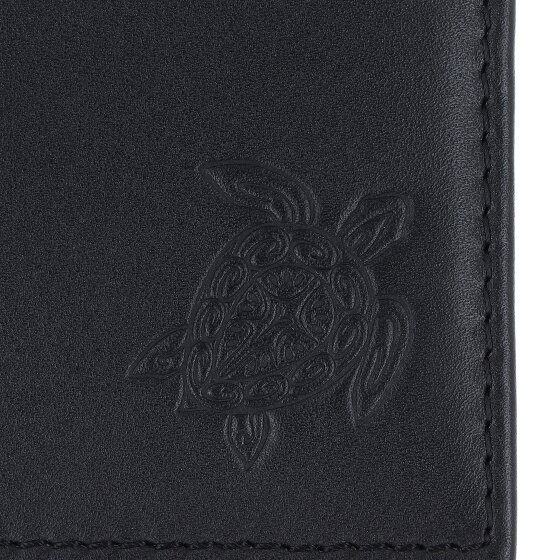 oxmox Leather Porte-monnaie Protection RFID Cuir véritable 11 cm