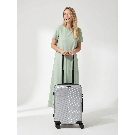 Redolz Essentials 18 4 roulettes Trolley de cabine 55 cm avec soufflet d'extension