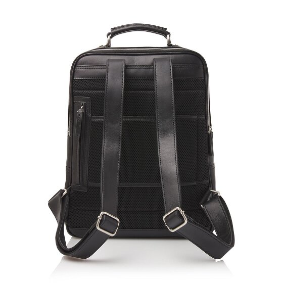 Castelijn & Beerens Verona Sac à dos RFID en cuir 40 cm Compartiment pour ordinateur portable