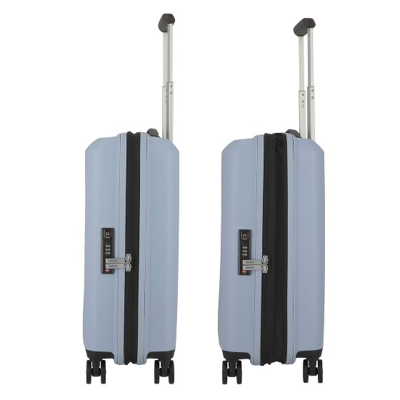 American Tourister AeroStep 4 roulettes Trolley de cabine 55 cm avec soufflet d'extension