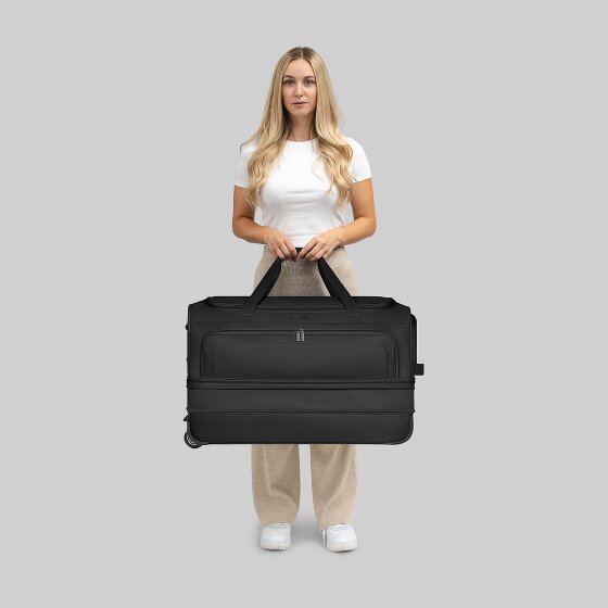 Redolz Sac de voyage Duffle Essentials à 2 roulettes Set 2pcs L+L avec soufflet extensible