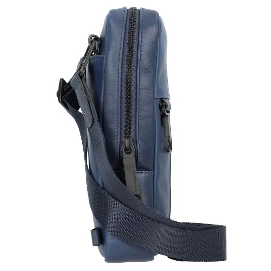Piquadro Finn Sac à bandoulière Cuir véritable 18 cm