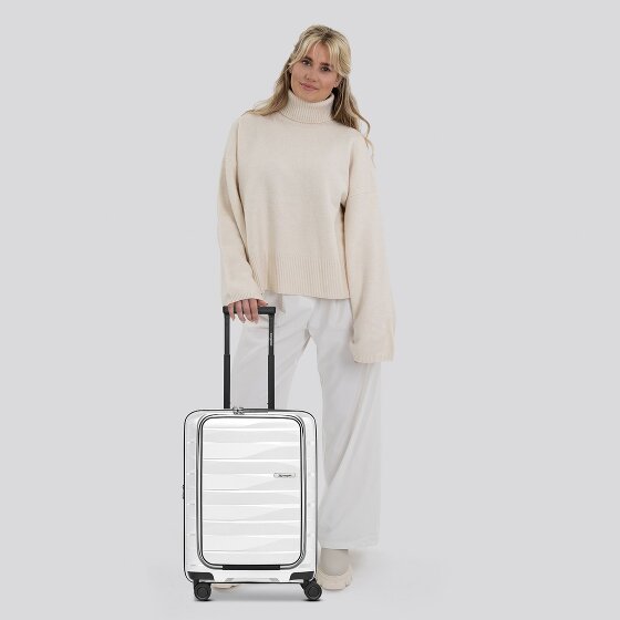 Bergpfeil Travel 4 roues Valise cabine 55 cm Compartiment ordinateur avec soufflet d'extension