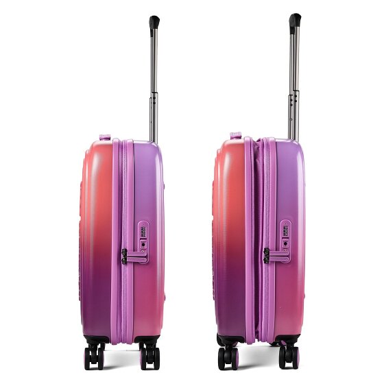 Mandarina Duck Logoduck + 4 roues Valise cabine 55 cm avec soufflet d'extension
