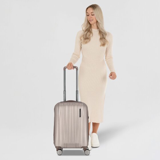 Polestream Moonrock 4 roulettes Trolley de cabine S 55 cm avec soufflet d'extension