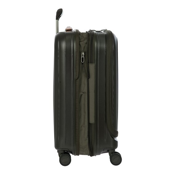 Bric's Taormina 4 roulettes Trolley S 57 cm avec soufflet d'extension