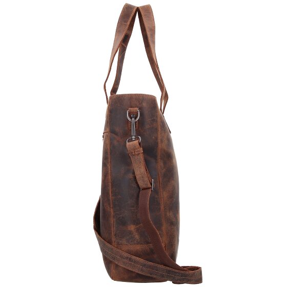 Plevier Retro Jackson Sac de shopper Cuir véritable 31 cm Compartiment ordinateur