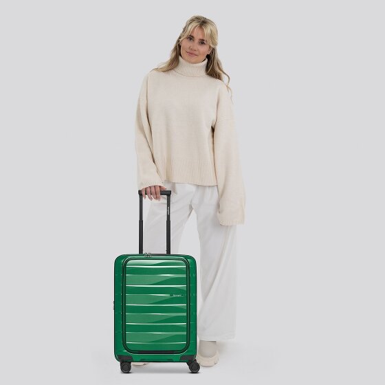 Bergpfeil Travel 4 roues Valise cabine 55 cm Compartiment ordinateur avec soufflet d'extension