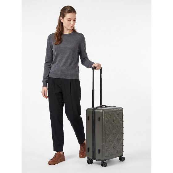 Roberto Cavalli Florence 4 roues Valise cabine 63 cm avec soufflet d'extension