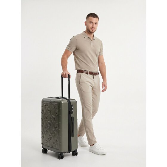 Roberto Cavalli Florence 4 roues Valise cabine 63 cm avec soufflet d'extension