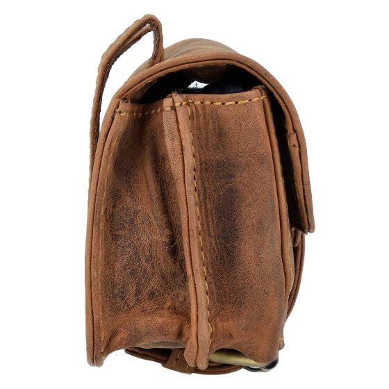 Greenburry Sac banane militaire vintage en cuir 16 cm