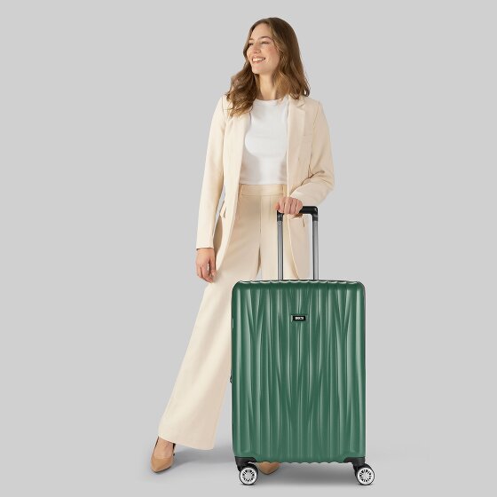 Bric's Cervia 2.0 4 roulettes Trolley M 69 cm avec soufflet d'extension