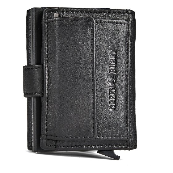 Greenburry Vintage Porte-monnaie Protection RFID Cuir véritable 10 cm