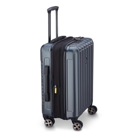 Delsey Paris Longitude 4 roulettes Trolley de cabine 55 cm avec soufflet d'extension