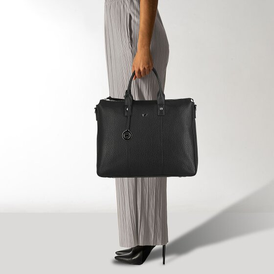 Braun Büffel Hanna Sac de shopper Cuir véritable 39 cm Compartiment ordinateur