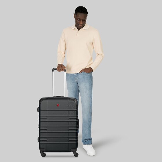 Wenger Amplar Evo 4 roues Valise cabine M 65 cm avec soufflet d'extension