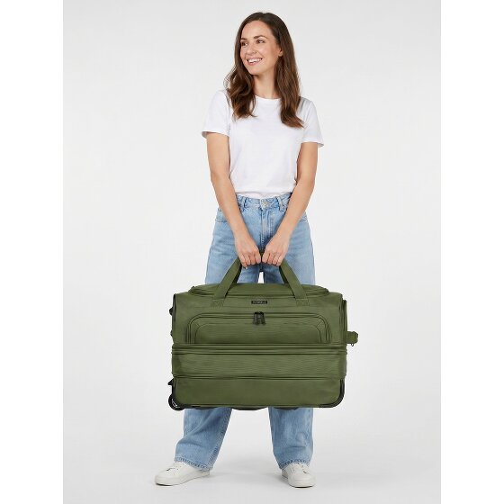 Redolz Sac de voyage Duffle Essentials à 2 roulettes 55 cm M avec soufflet d'extension