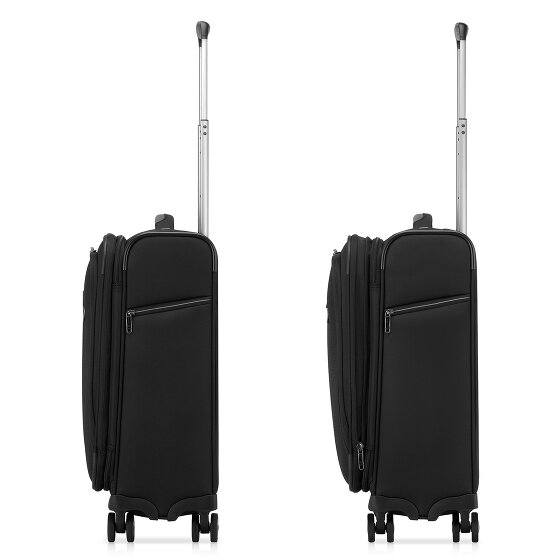 Roncato City 3.0 4 roulettes Trolley de cabine S 55 cm avec soufflet d'extension