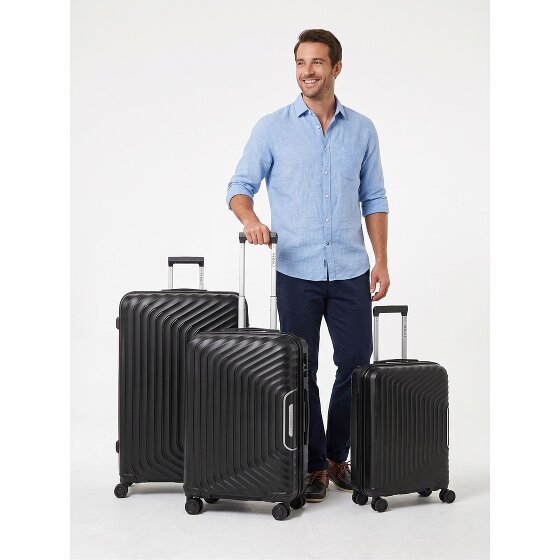 Redolz Essentials 01 4 roues Set de valises 3 pièces avec soufflet d'extension