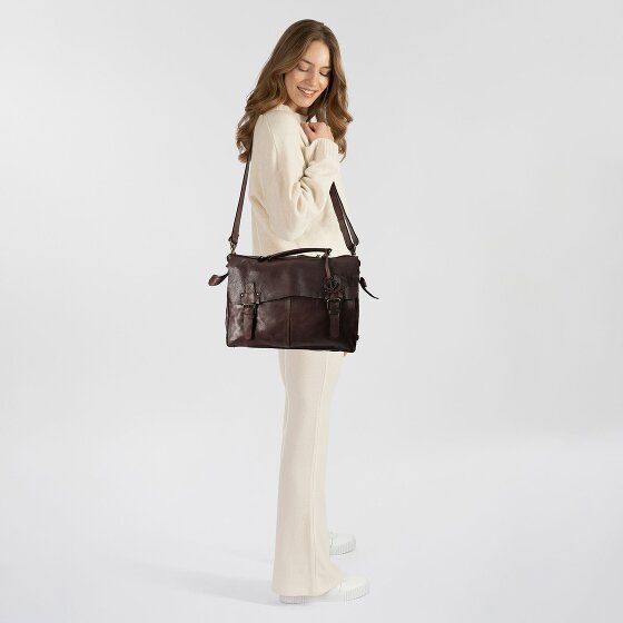 Harbour 2nd Cool Casual Porte-documents Messenger Cuir 36 cm Compartiment pour ordinateur portable